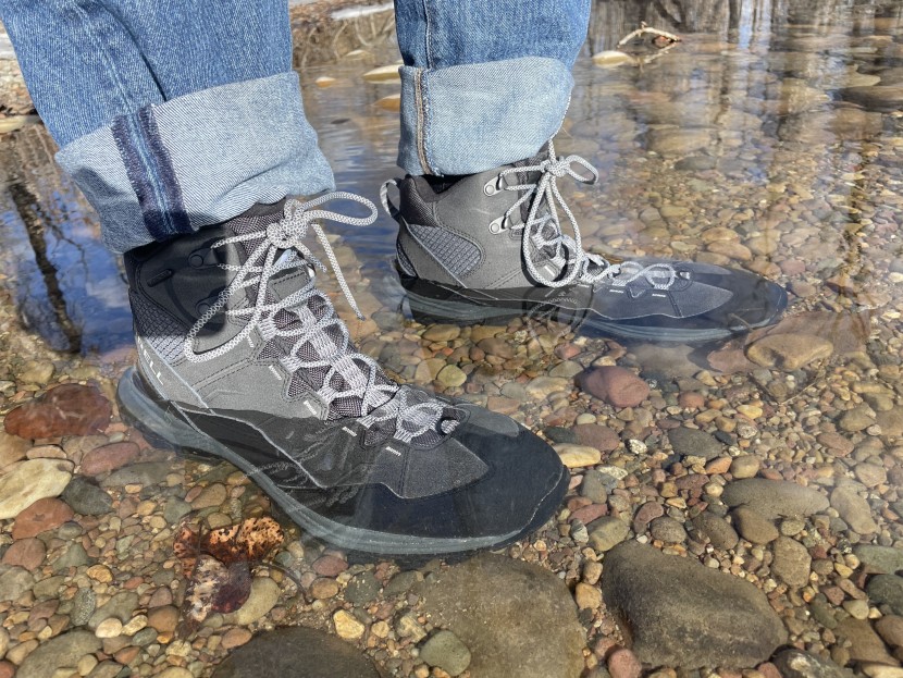 merrell thermo chill mid - these boots are fully waterproof up to the top of the boot shaft...