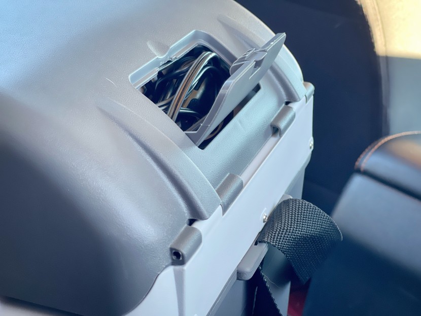 wagan 12v 14 liter personal fridge/warmer - it's handy to be able to store the cord on the back of the cooler...