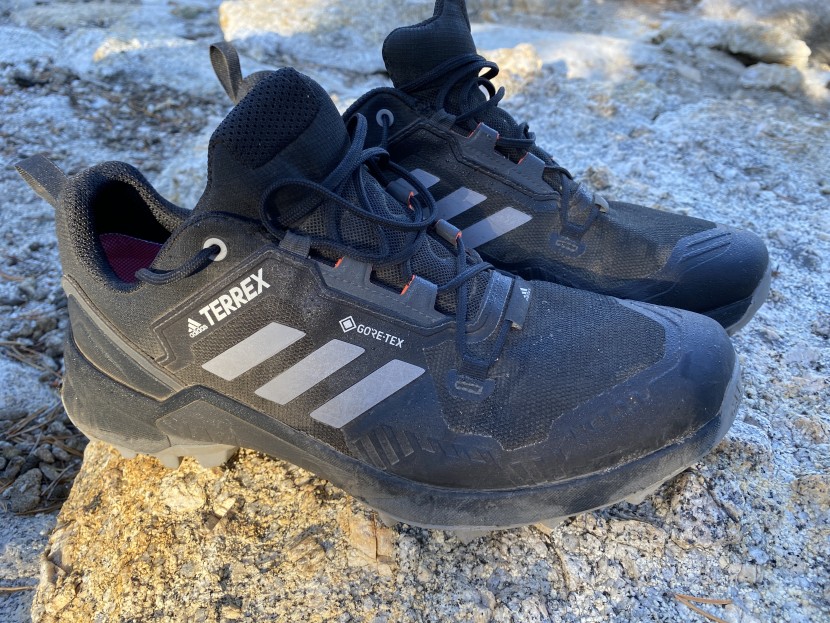 adidas terrex swift r3 gore-tex - the "stiff and sturdy" upper material is strong and will last longer...