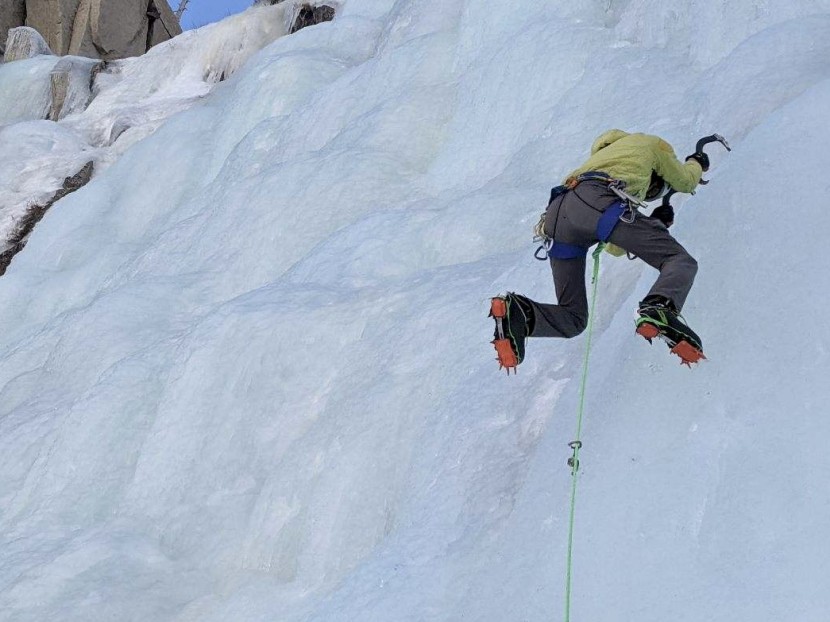 salewa vultur vertical gore-tex - on lead with the vultur.