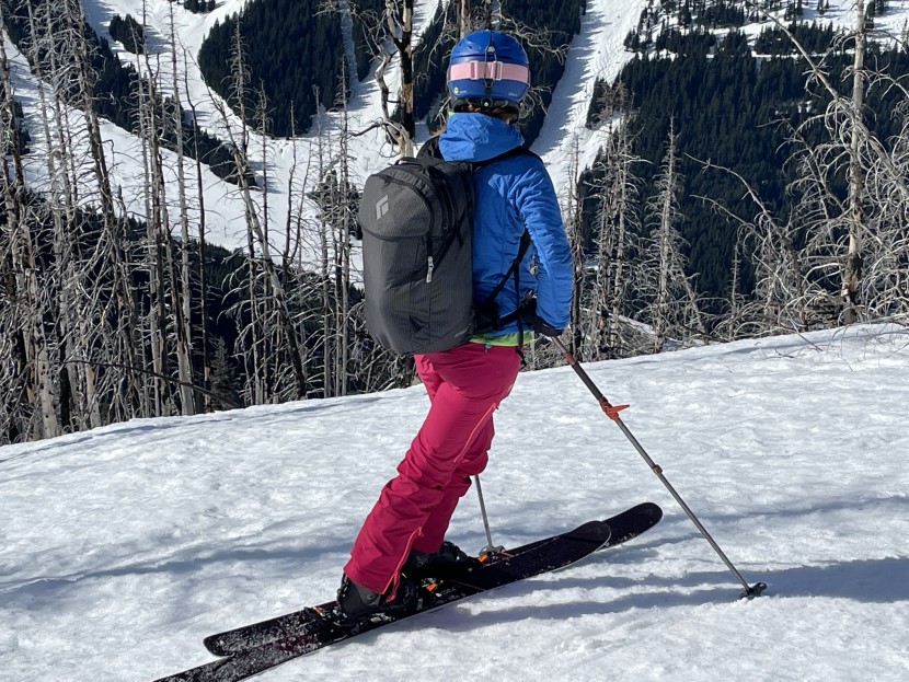 black diamond jetforce ul - this pack's small volume and flexible back panel help it to perform...