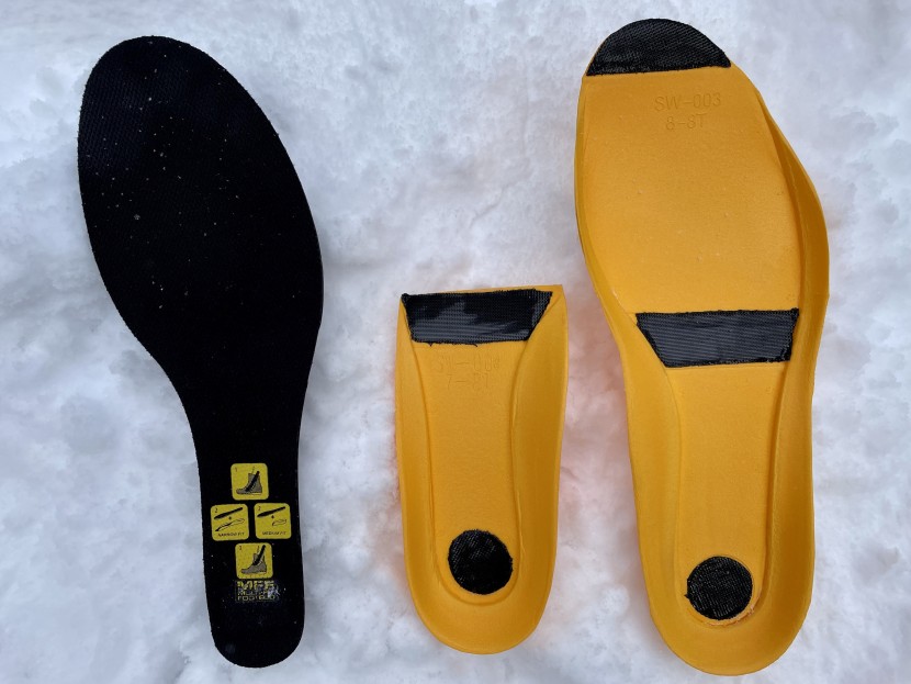 salewa vultur vertical gore-tex - put the black piece on top of the short yellow piece to take up less...