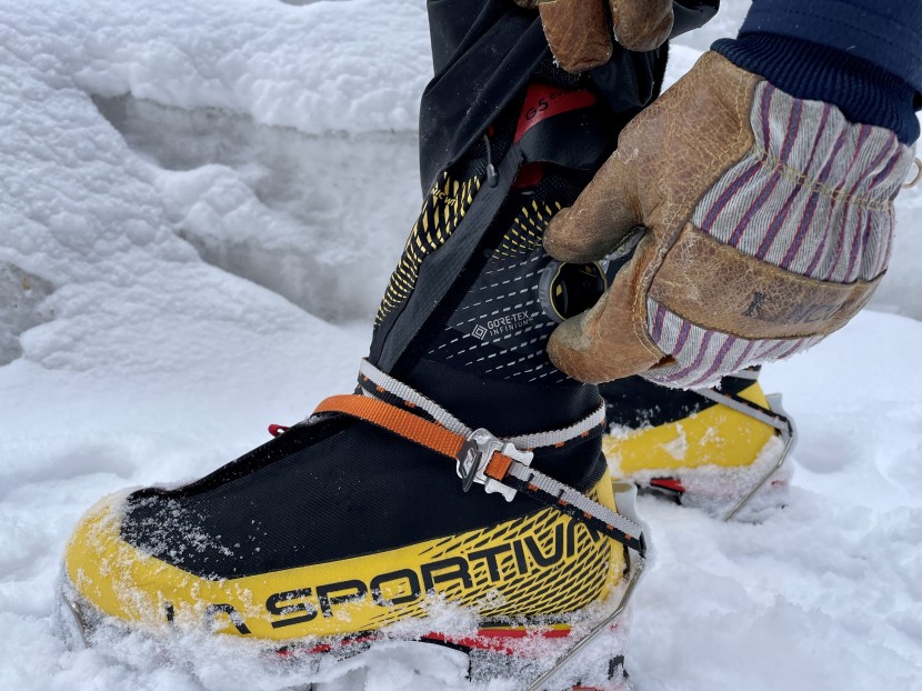 la sportiva g5 evo - the external boa knob was a surprising tester favorite.