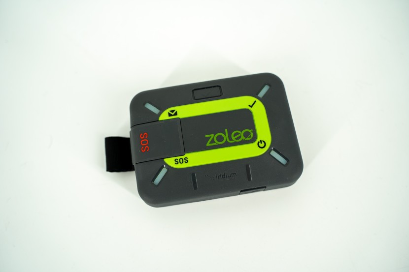 zoleo satellite communicator - the only on-device control and feedback you get is from four lights...