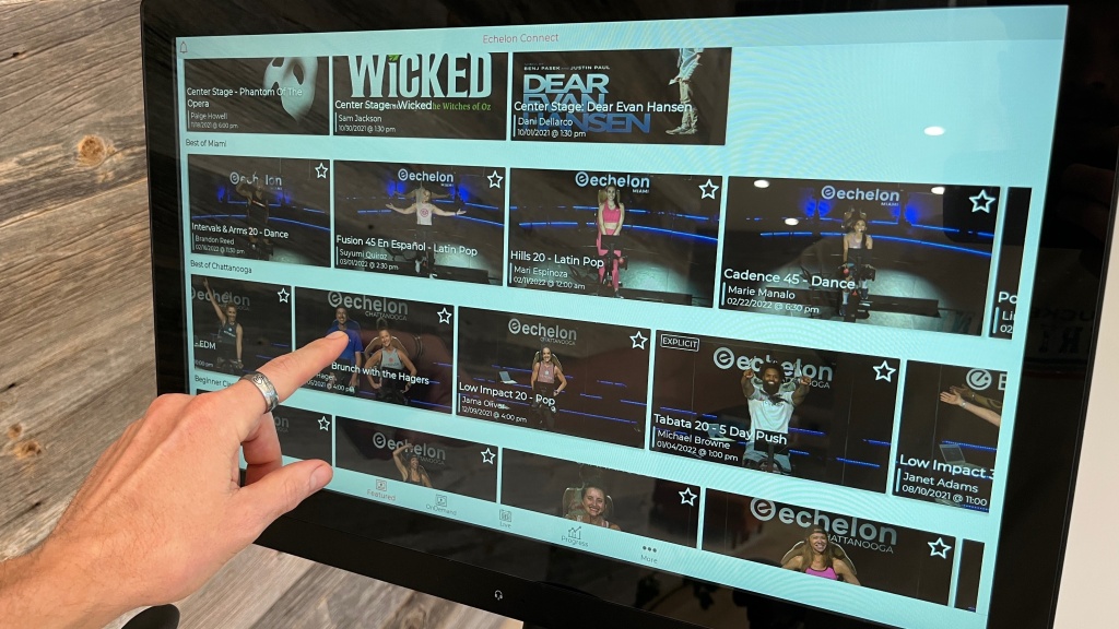 echelon connect ex-5s - the 22-inch touchscreen and the echelon app are intuitive and easy...
