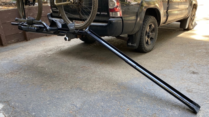 yakima stagetwo - the optional rampup loading ramp makes loading heavy e-bikes a much...