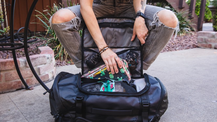 timbuk2 impulse - packing space is plentiful in the impulse.