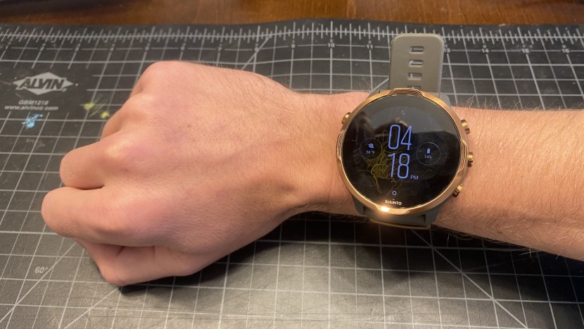 suunto 7 - one of the brightest screens we tested unfortunately it comes with...