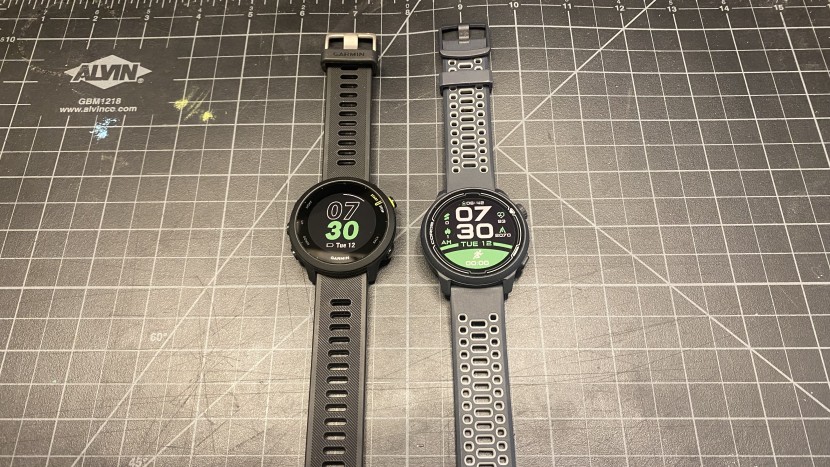 garmin forerunner 55 - design differences between the similarly priced and featured garmin...