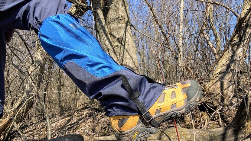 gaiters - the full-length helium is supremely lightweight for the coverage...