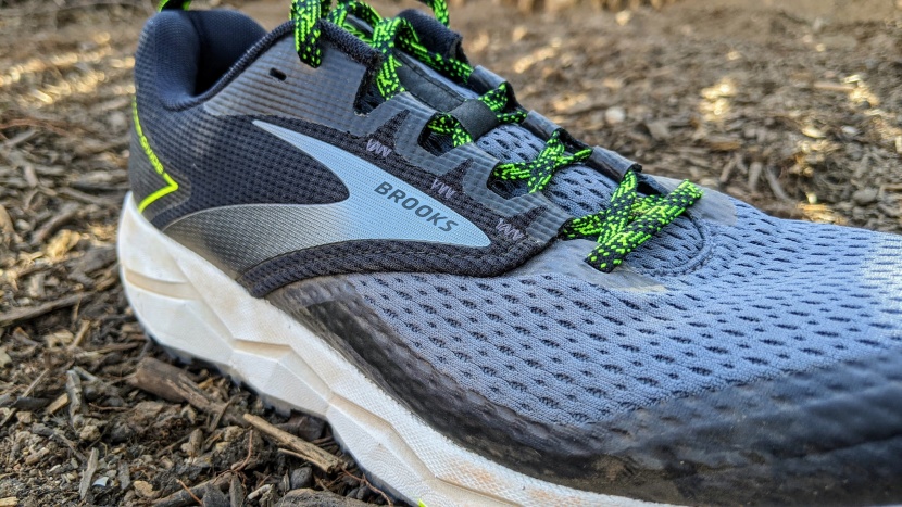 brooks divide 2 - the two-layer mesh upper provides breathability and moisture...