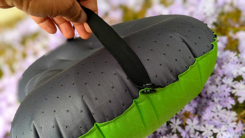 this pillow was built to stay in place. it comes standard with a...