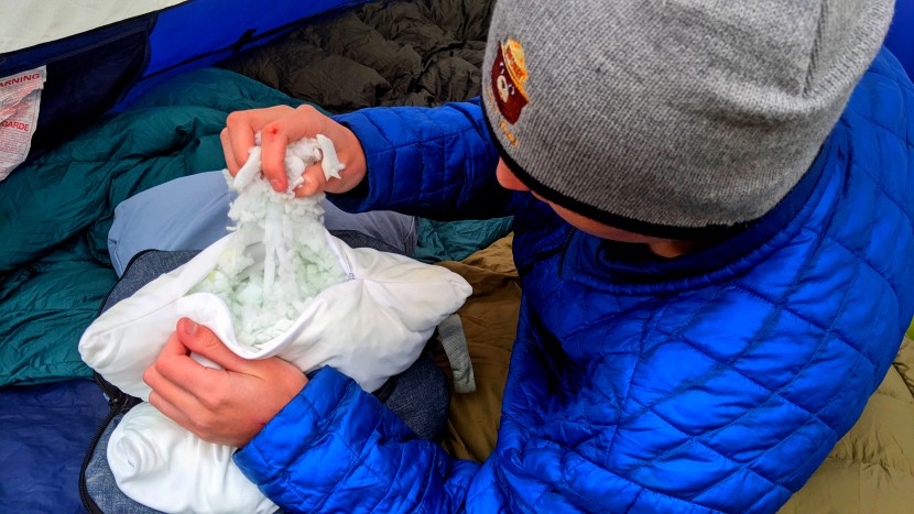 hest pillow - too firm? just unzip the hest and remove the stuffing until you...