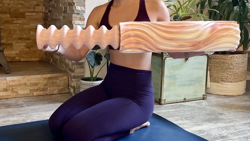 foam roller - the unique design of the lululemon double roller feels great and...