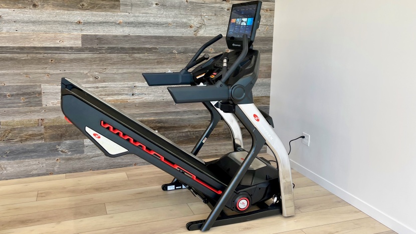 bowflex treadmill 22 - not exactly compact, but it reduces in size.