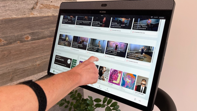 there's no shortage of options or variety on the peloton app...