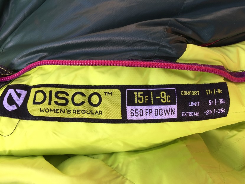 nemo disco 15 for women - the disco 15's name is a bit confusing. it has an en comfort rating...