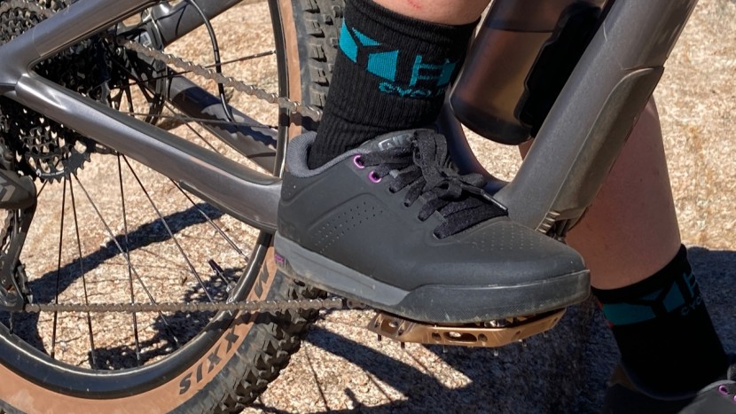 giro latch for women - small perforations in the microfiber upper help with breathability...