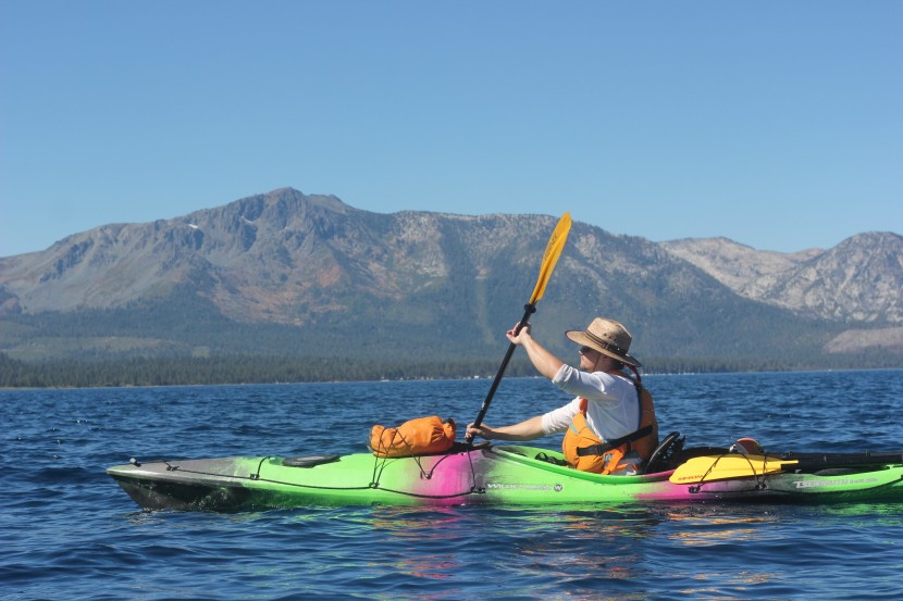 dry bag - keep your things dry, even if you end up flipping your kayak.