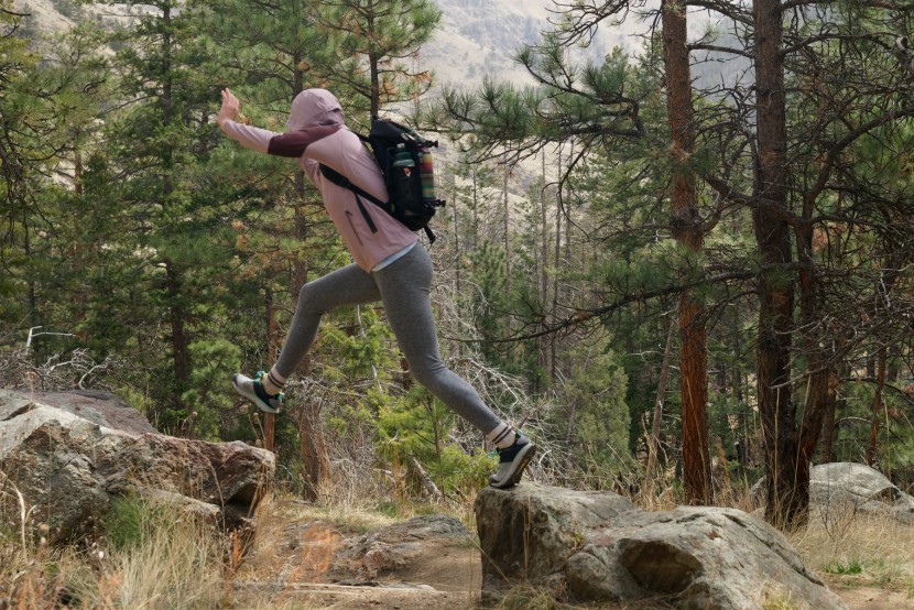 outdoor research ferrosi hoodie for women - the ferrosi is so stretchy, it will have you jumping for joy!