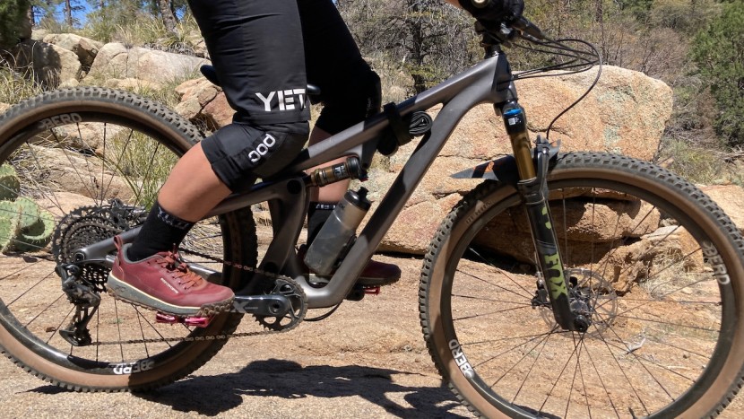 mountain bike flat shoes womens - this shoe features numerous reinforced areas for added durability.