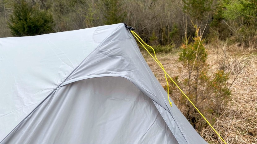 six moon designs haven tarp - the tarp does have two vents but the openings are so small that we...