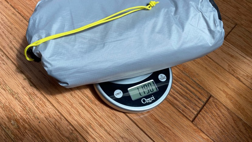 six moon designs haven tarp - stakes aren't included, but this shelter comes in at a little over a...