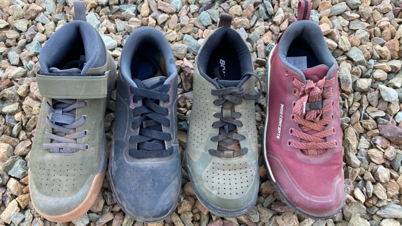 mountain bike flat shoes womens - companies use a variety of materials on their uppers. here you can...