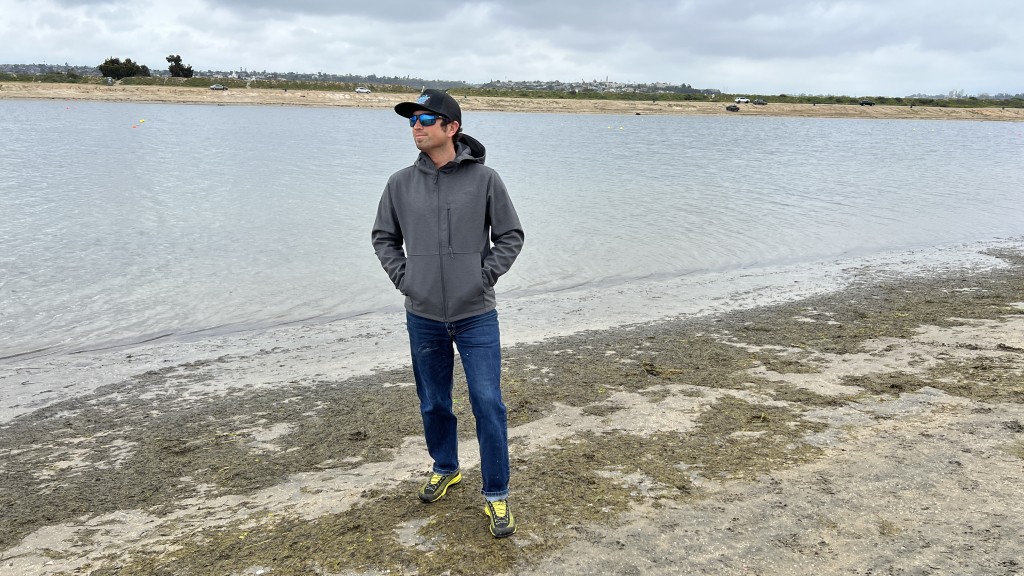 the north face apex bionic hoodie - cold days at the beach are another perfect place to take the bionic...