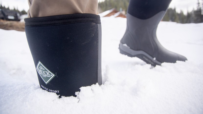 muck boot arctic sport - we couldn't feel the cold even during long days out in the snow.