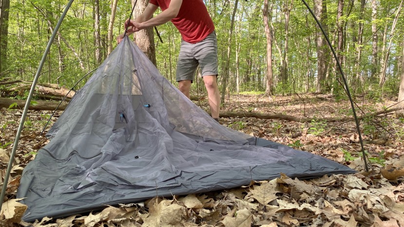 sea to summit telos tr2 - the setup is straightforward. color-coded poles lock in at the...