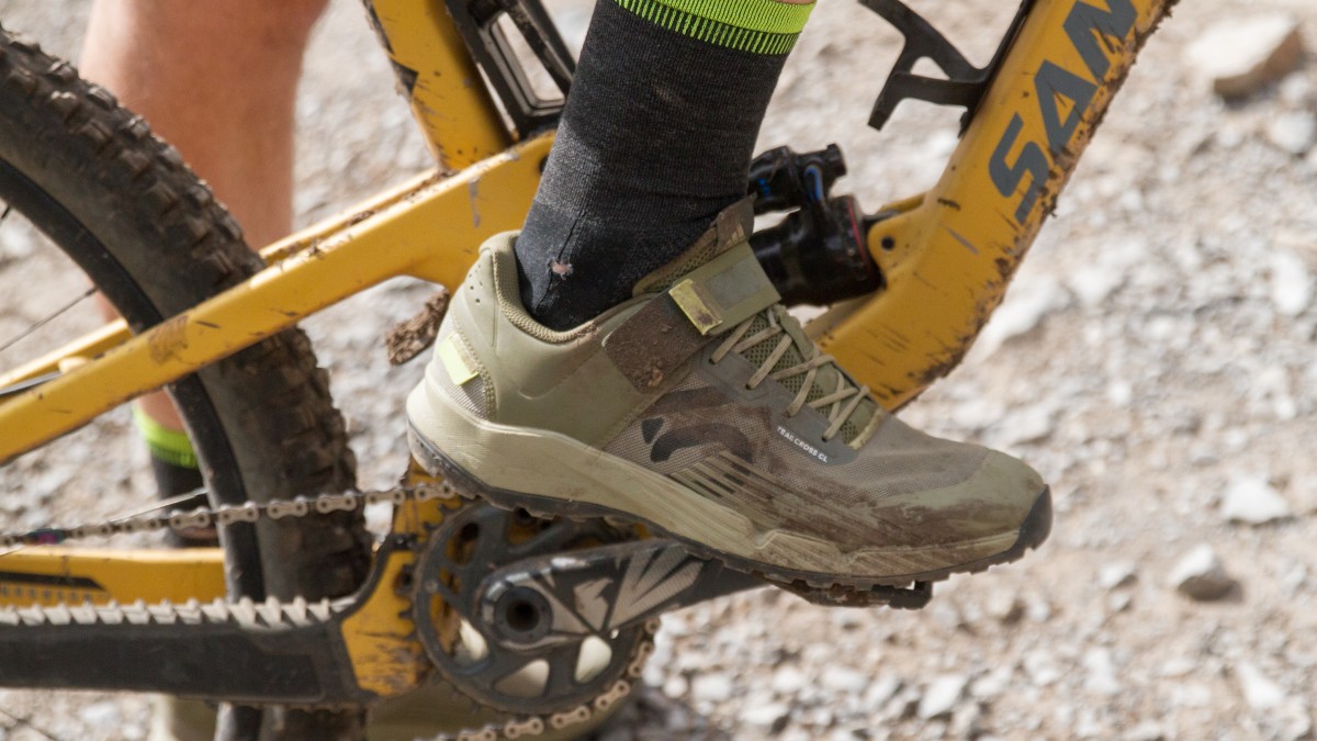 Five Ten Trailcross Clip-in Review (The EVA sole performs well under power, but the mesh upper leaves a little bit to be desired.)