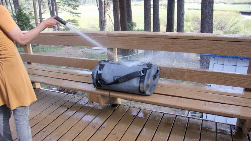 dry bag - this impressive zipper showed no signs of water penetration even...