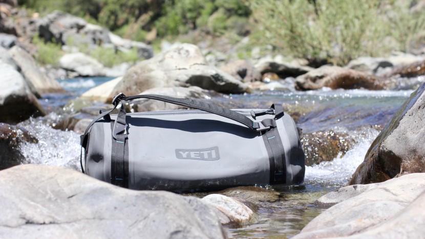 dry bag - the yeti is handy for photography work on the river as you can open...