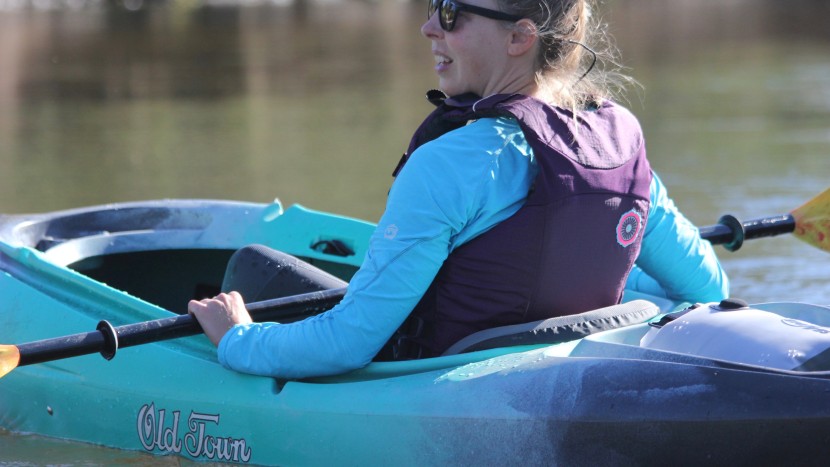 old town vapor 10 - we enjoyed using the old town vapor in sheltered water conditions.