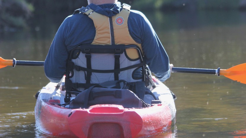 jackson staxx - the non dry storage well in the rear of the kayak is quite large and...