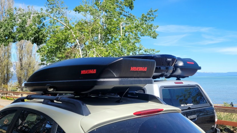 ski gear - cargo boxes are great for year-round activities. throw in your skis...