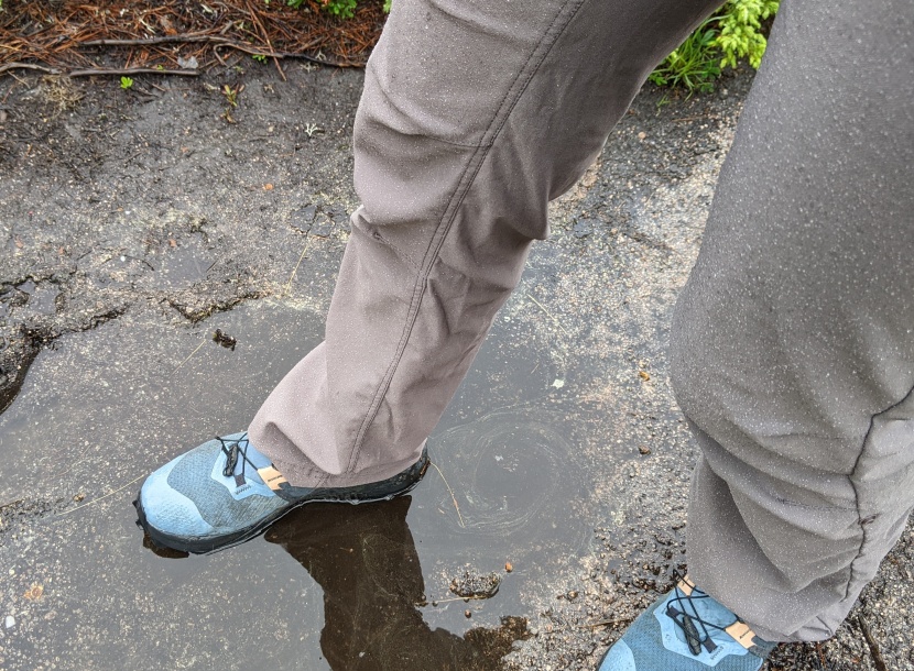 prana halle ii pant for women - the halle iis kept us dry in an inconsistent drizzle.