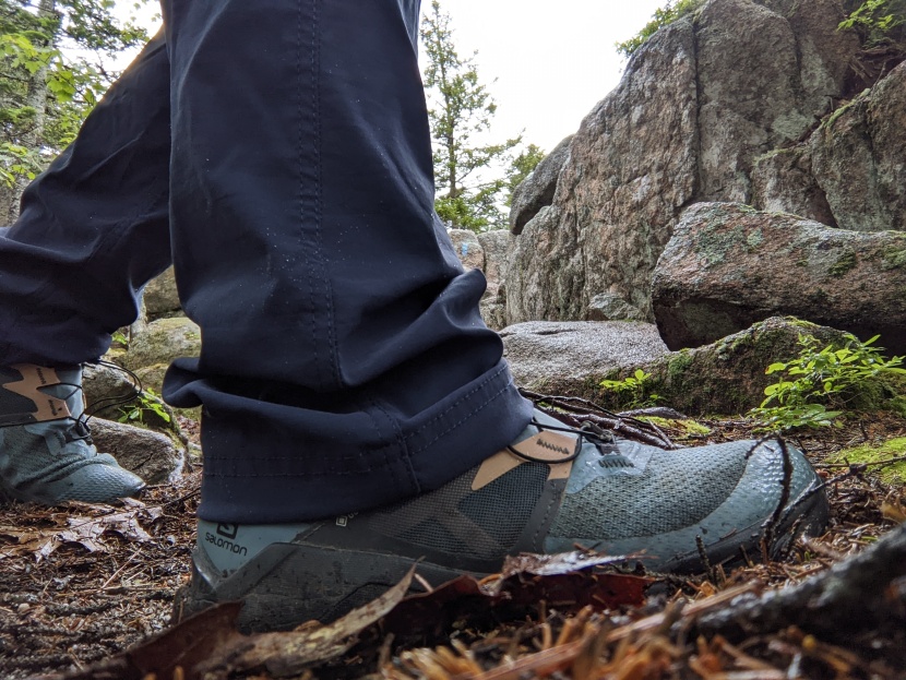 eddie bauer women's guide pro pants - the regular inseams were a little long, but fine. you can roll the...