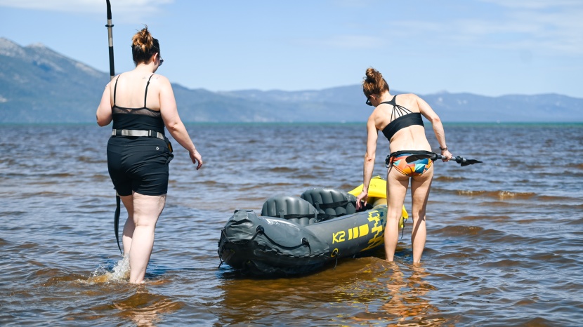 intex explorer k2 - the best thing about this boat is that it's lighter than most...