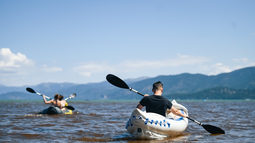 inflatable kayak - convert the 370 pro to a single-person boat, if you'd like.