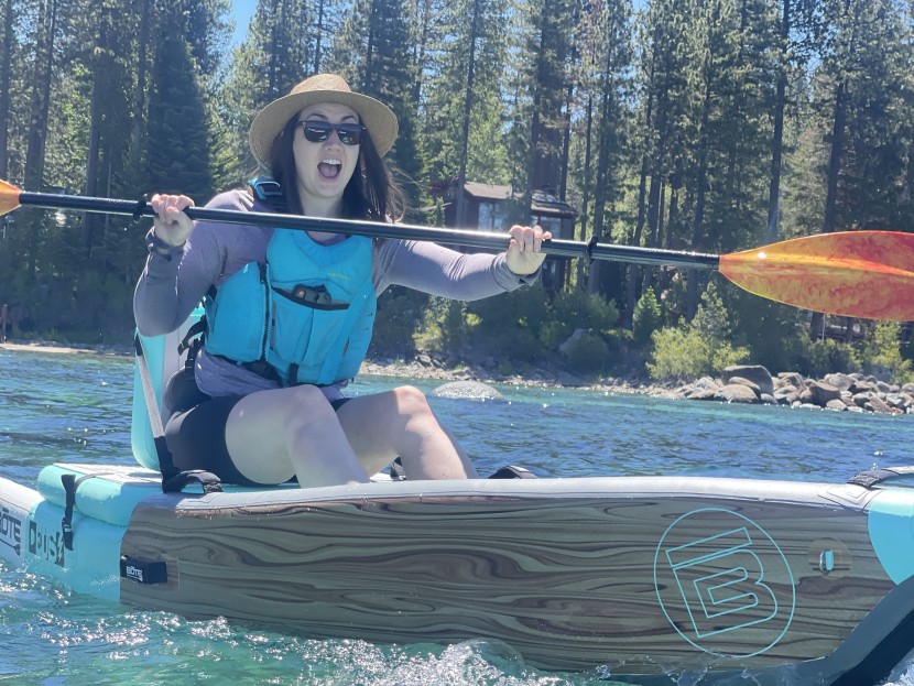 bote deus aero 11' - sitting atop this convertible kayak had us feeling like we were...