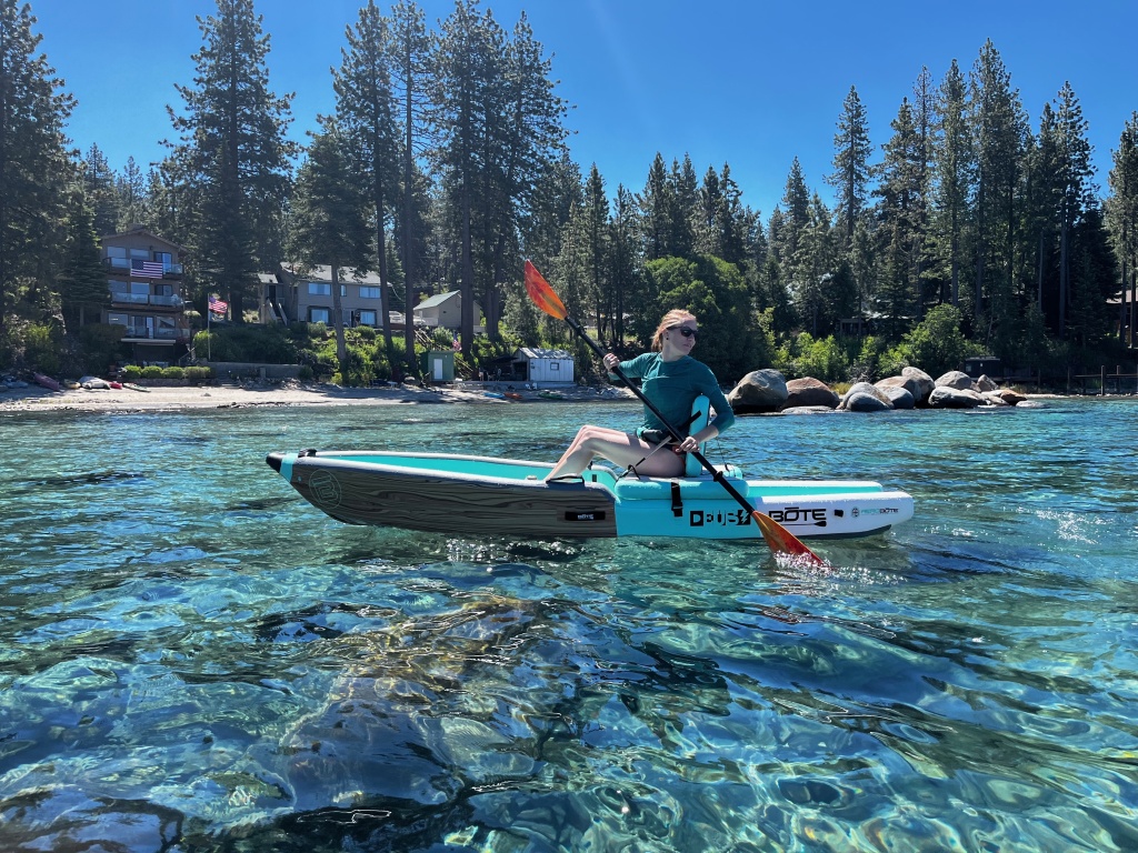bote deus aero 11' - the bote deus looks like a sit-on-top kayak and handles like a sup.