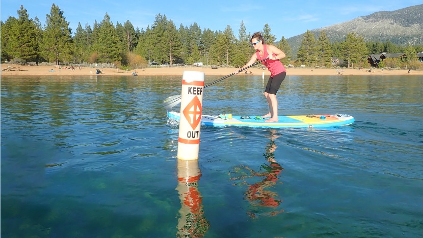 badfish flyweight - we tested the ease with which the flyweight would turn around buoys...