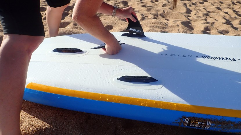 three small removeable fins keep the flyweight tracking forward and...