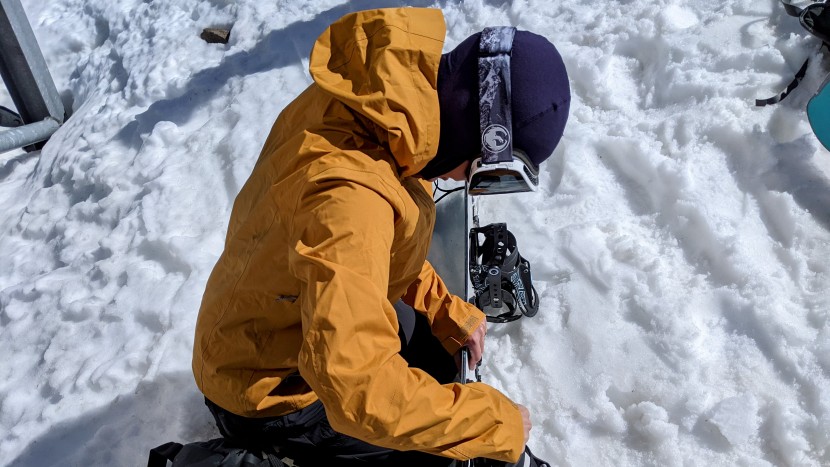 rei rainier for women - the rei rainer was tested on a spring splitboard mission.