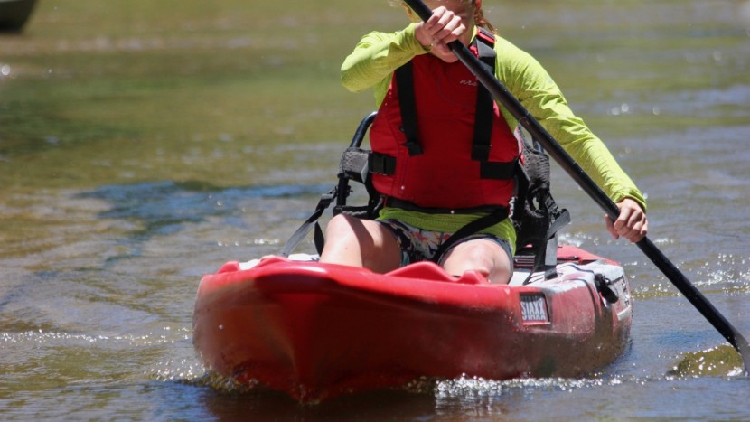 jackson staxx - given the shorter and wider nature of this kayak, it cuts through...