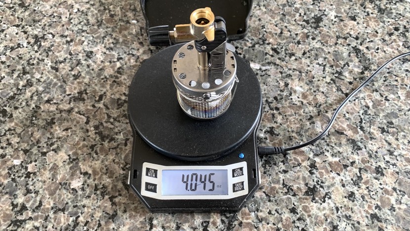 the primus micron is about as light as stainless steel lanterns get.