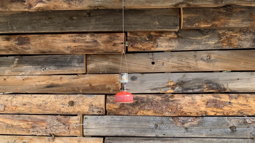 lantern - the primus micron's steel cable provides ample room between the open...