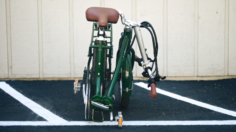 we like that the pedals fold to decrease the folded width of the...